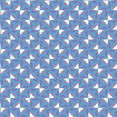 Modern geometrik vektör tasarımı, kusursuz desen çizimi