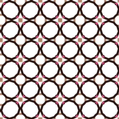 Modern geometrik vektör tasarımı, kusursuz desen çizimi