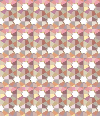Kusursuz geometrik süslemeli desen, soyut illüzyon arka planı   
