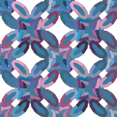 Kusursuz geometrik süslemeli desen, soyut illüzyon arka planı   