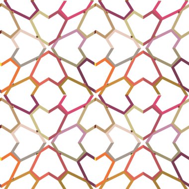 soyut süs deseni, kusursuz geometrik iz