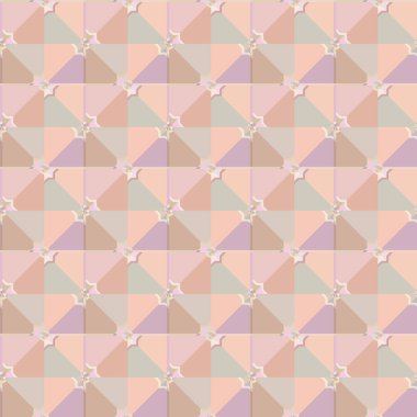 Soyut geometrik şablonun vektör çizimi