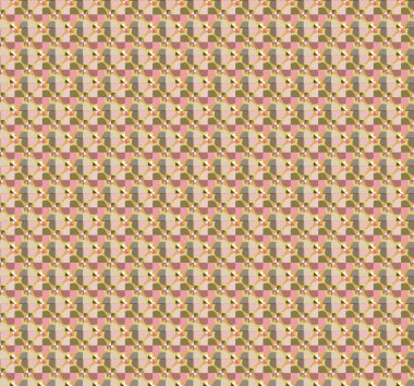 Modern geometrik vektör tasarımı, kusursuz desen çizimi