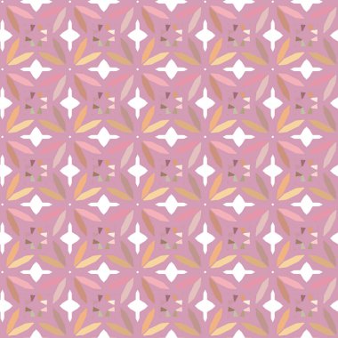 soyut süslemeli baskı, kusursuz desenli kumaş arkaplan