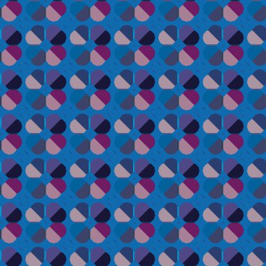 Modern geometrik vektör tasarımı, kusursuz desen çizimi