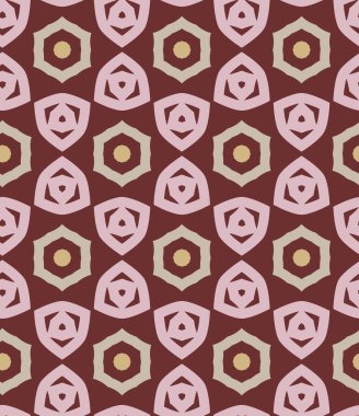 Soyut geometrik şablonun vektör çizimi