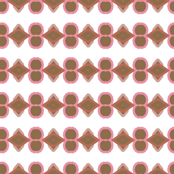 Impresión Ornamental Abstracta Fondo Tela Patrón Sin Costuras — Vector de stock