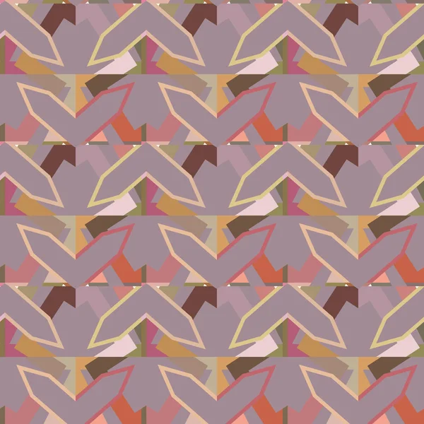 Impression Ornementale Abstraite Fond Tissu Sans Couture — Image vectorielle