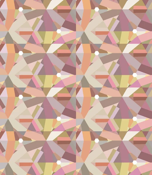 Abstract Ornamental Pattern Seamless Geometric Print — Stock Vector