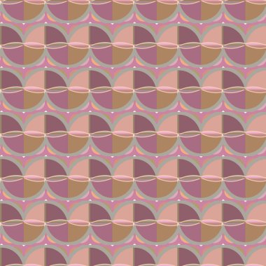 Modern geometrik vektör tasarımı, kusursuz desen çizimi