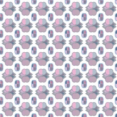 soyut süslemeli baskı, kusursuz desenli kumaş arkaplan