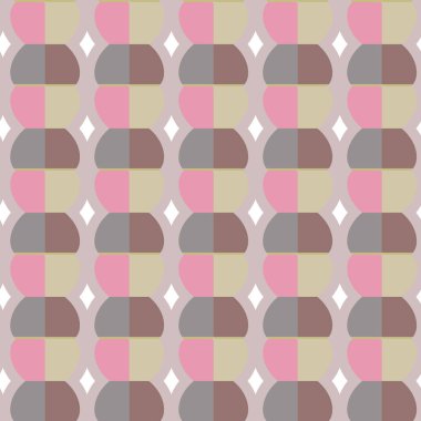 Kusursuz geometrik süs deseni. Vektör illüstrasyonu 