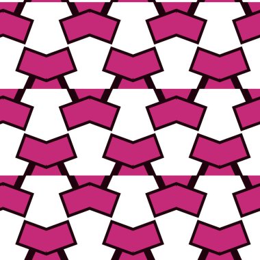 Kusursuz geometrik süs deseni. Vektör illüstrasyonu 