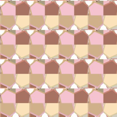 Geometrik şekilli kusursuz desen. vektör illüstrasyonu