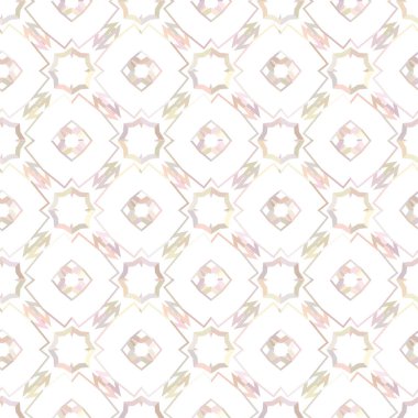 Kusursuz geometrik süs deseni. Vektör illüstrasyonu 