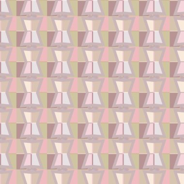 Kusursuz geometrik süs deseni. Vektör illüstrasyonu 