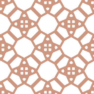 Kusursuz geometrik süs deseni. Vektör illüstrasyonu 