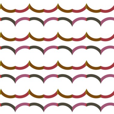 Modern geometrik vektör tasarımı, kusursuz desen çizimi