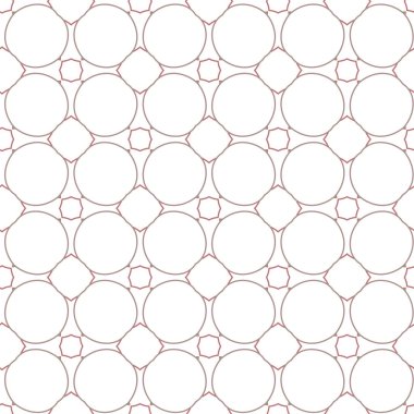 Kusursuz geometrik süs deseni. Vektör illüstrasyonu 