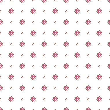 Kusursuz geometrik süs deseni. Vektör illüstrasyonu 