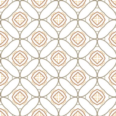 Geometrik şekilli kusursuz desen. vektör illüstrasyonu
