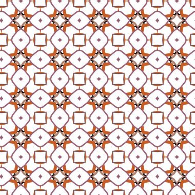 Kusursuz geometrik süs deseni. Vektör illüstrasyonu 