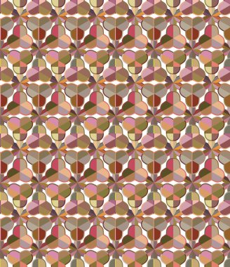 Kusursuz geometrik süs deseni. Vektör illüstrasyonu 