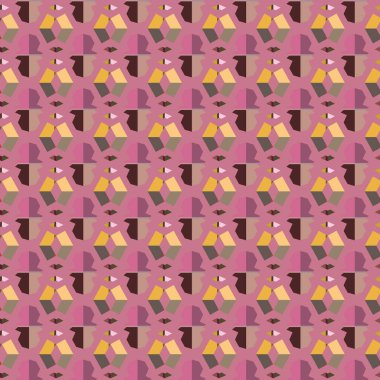 Kusursuz geometrik süs deseni. Vektör illüstrasyonu 