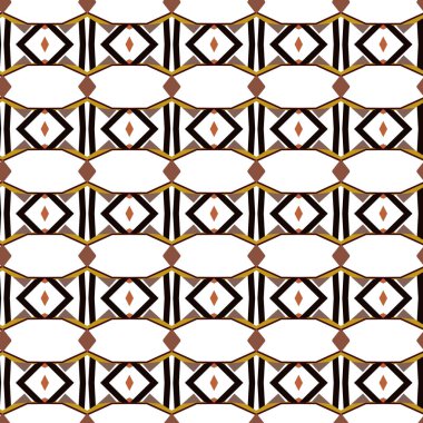 Modern geometrik vektör tasarımı, kusursuz desen çizimi