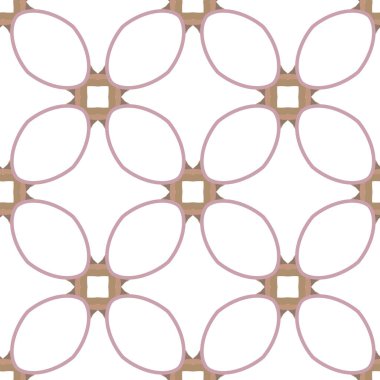 Modern geometrik vektör tasarımı, kusursuz desen çizimi