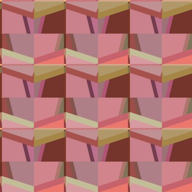 Kusursuz geometrik süs deseni. Vektör illüstrasyonu 