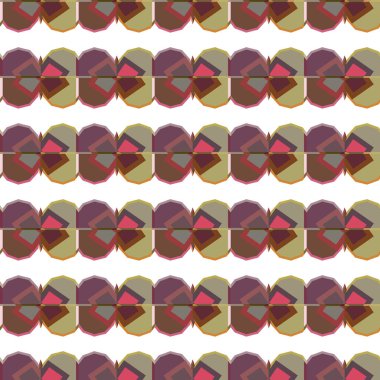 Kusursuz geometrik süs deseni. Vektör illüstrasyonu 