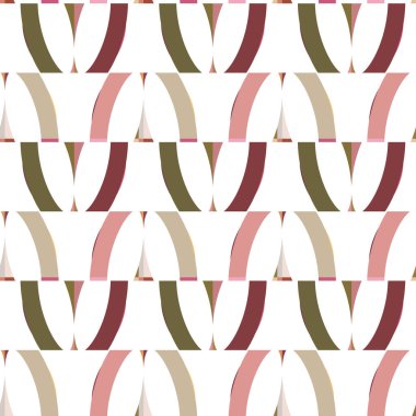 Kusursuz geometrik süs deseni. Vektör illüstrasyonu 