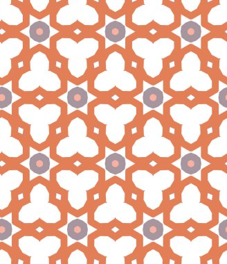 Kusursuz geometrik süs deseni. Vektör illüstrasyonu 