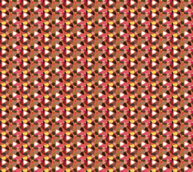 Soyut süslemeli baskı, kusursuz arkaplan