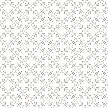 Kusursuz geometrik süs deseni. Vektör illüstrasyonu 