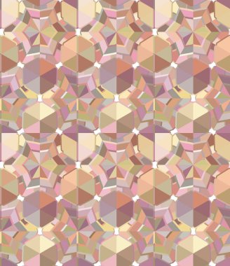 Geometrik şekilli kusursuz desen. vektör illüstrasyonu