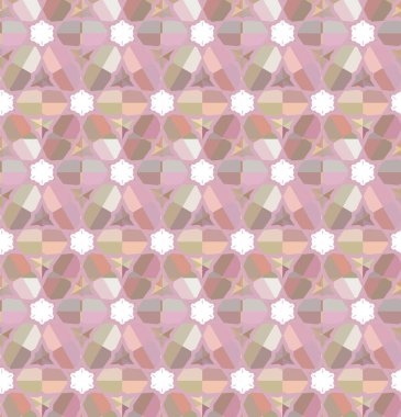 Soyut süslemeli baskı, kusursuz arkaplan