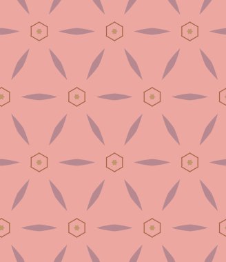 Kusursuz geometrik süs deseni. Vektör illüstrasyonu 