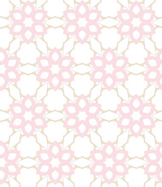 Modern geometrik vektör tasarımı, kusursuz desen çizimi