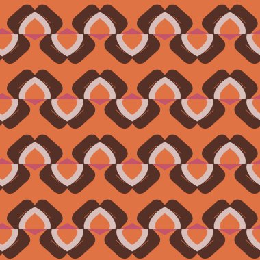 Kusursuz geometrik süs deseni. Vektör illüstrasyonu 