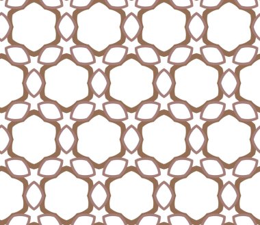 Kusursuz geometrik süs deseni. Vektör illüstrasyonu 