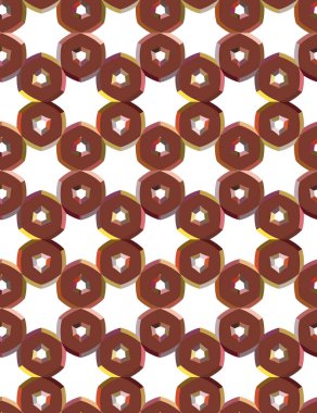 Kusursuz geometrik süs deseni. Soyut illüzyon arka planı