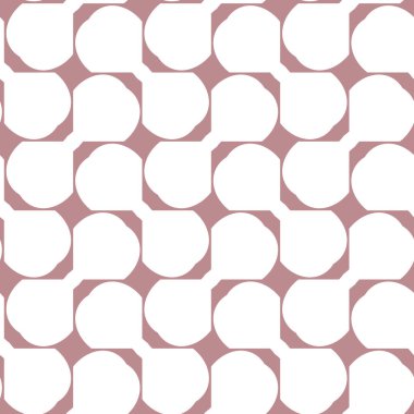 Geometrik şekilli kusursuz desen. vektör illüstrasyonu