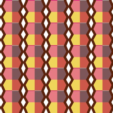 Soyut vektör geometrik dikişsiz desen. beyaz çizgi örgülü modern minimalist arkaplan