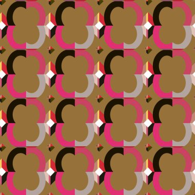 Soyut süslemeli baskı, kusursuz arkaplan