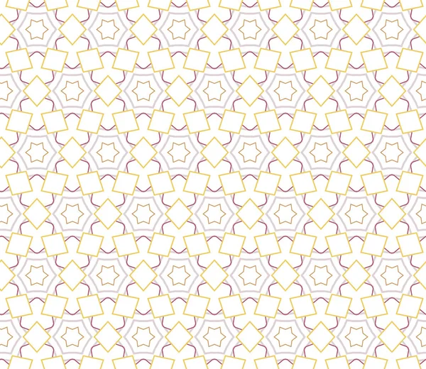 Vector Seamless Geometric Ornamental Pattern — Stock Vector