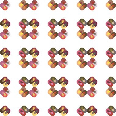 Kusursuz geometrik süs deseni. Vektör illüstrasyonu 