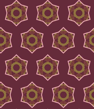 Kusursuz geometrik süs deseni. Vektör illüstrasyonu 