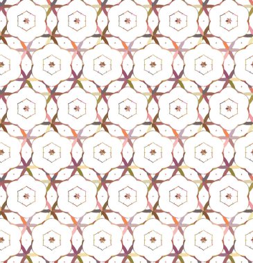 Kusursuz geometrik süs deseni. Vektör illüstrasyonu 